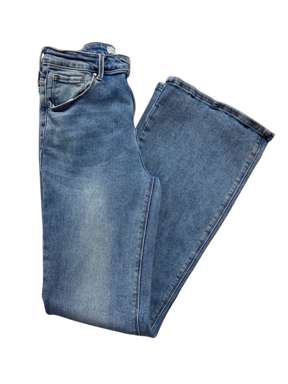 Risen Jeans Bootcut Flare Women’s 13/31 Medium Wash Boutique Stretch Denim
